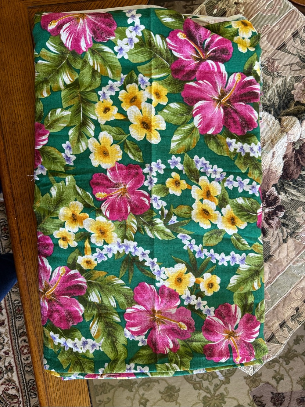 approximately 3 yards canvas fabric
